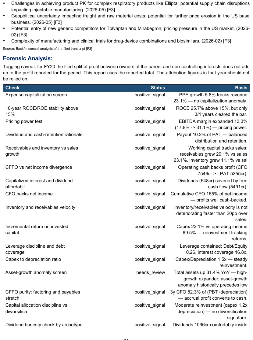 Page 11 of the generated Lupin report
